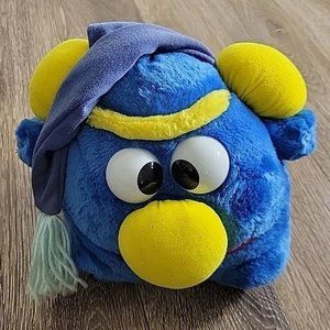 Broken - Vintage 1997 Rumpus Wake Me Willy Clock Child Plush Stuffed Animal